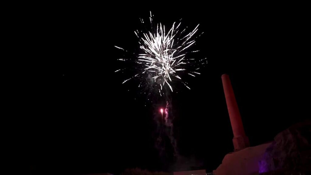 Firework Show on Music Santorini Festival [Part 1]