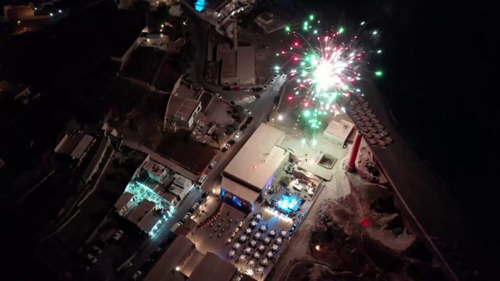 Firework Show on Music Santorini Festival [Part 2]