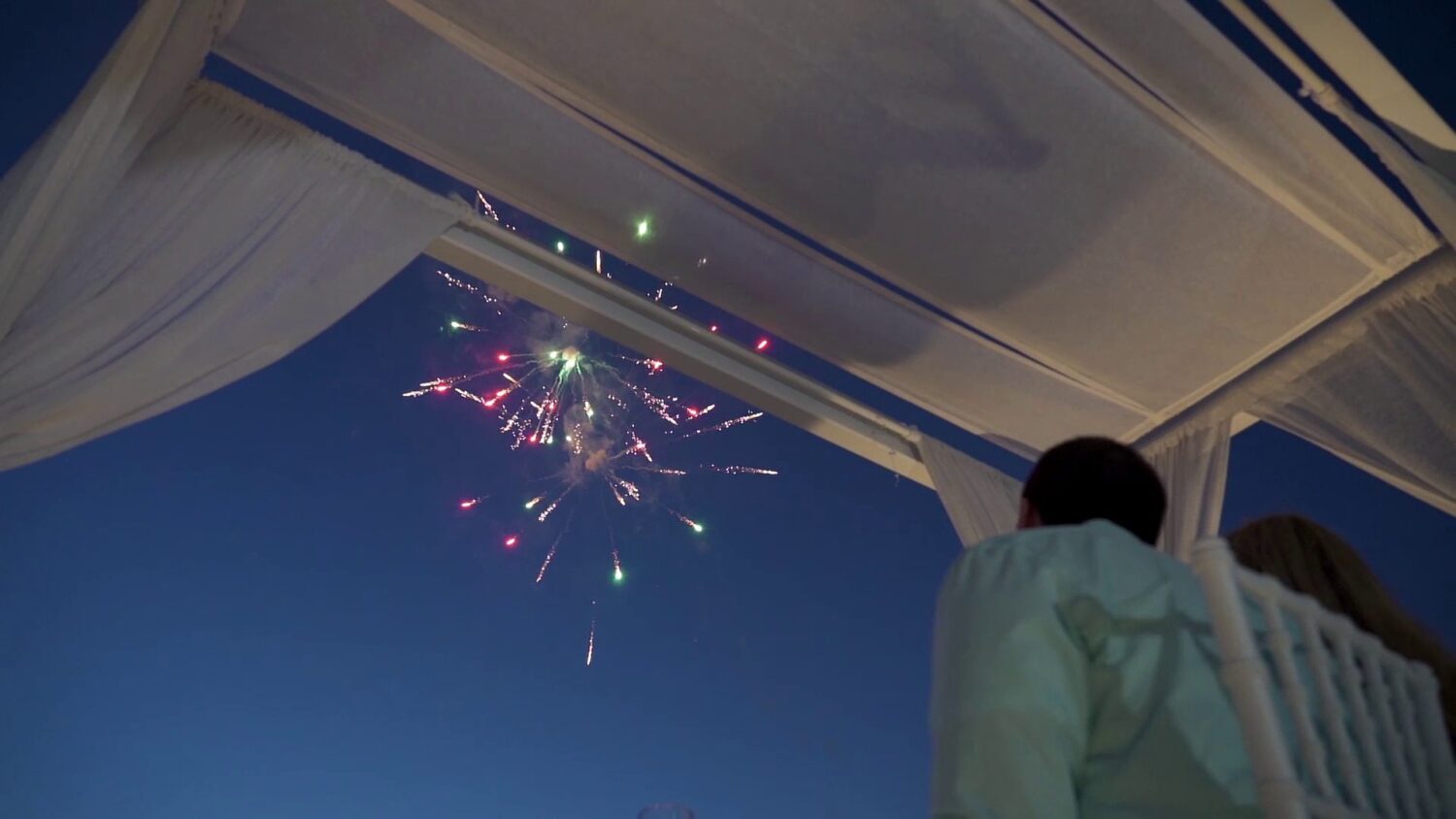 Santorini marriage fireworks - 4